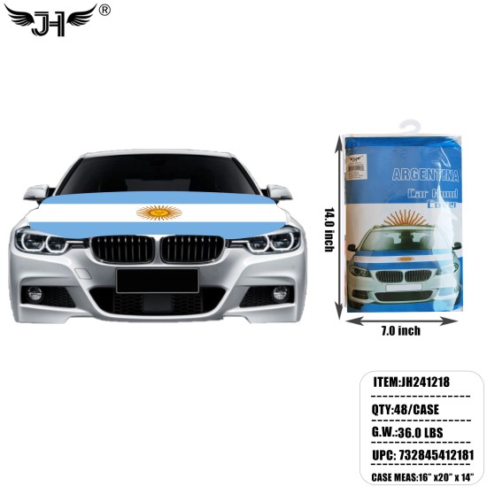 FRONT CAR COVER - ARGENTINA 48PC/CS
