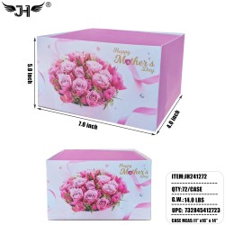 WRAPPING BOX - S SIZE MOTHERS DAY PINK BASE 6DZ/CS