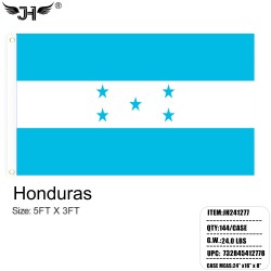 FLAG - 3FTX5FT HONDURAS FLAG 6DZ/12DZ/CS