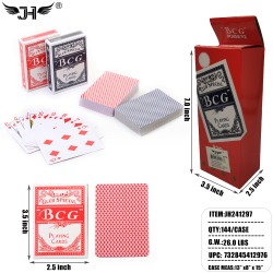 GAME - POKER CARD RED & BLUE 12DZ/CS