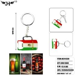 COUNTRY KEY CHAIN - #17 BEER STYLE OPENER MEXICO 25DZ/CS