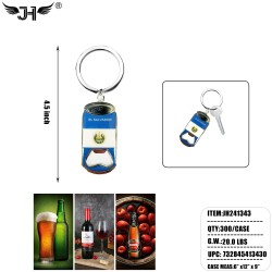 COUNTRY KEYCHAIN - #18 CAN STYLE OPENER EL SALVADOR 25DZ/CS