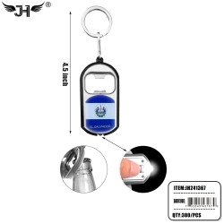 COUNTRY KEYCHAIN - #15 FLASHLIGHT OPENER EL SALVAOR 25DZ/CS