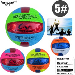 VOLLEYBALL - #5 260G FLUORES MIX 4 COLOR 36PC/CS