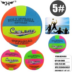 VOLLEYBALL - #5 300G FLUORES MIX 4 COLOR 36PC/CS