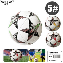 SOCCER BALL - #5 3 COLOR MIX 36PC/CS