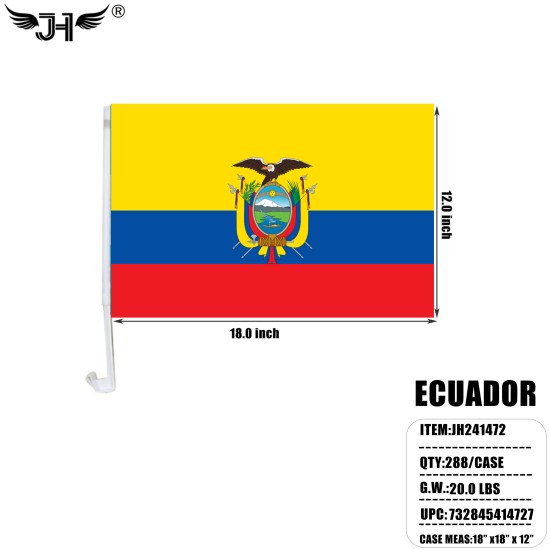 FLAG - CAR WINDOW CLIP 12