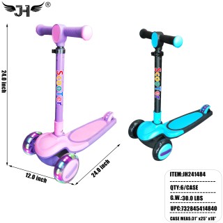 Pink and fashion blue scooter