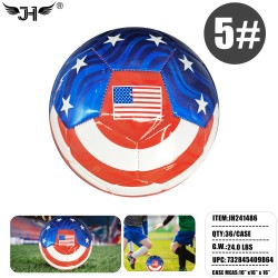 COUNTRY SOCCER BALL - USA FLAG 36PC/CS