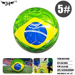 COUNTRY SOCCER BALL - BRAZIL FLAG 36PC/CS