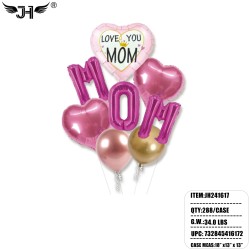 FOIL BALLOON - MOTHERS DAY (8CT) 24DZ/CS