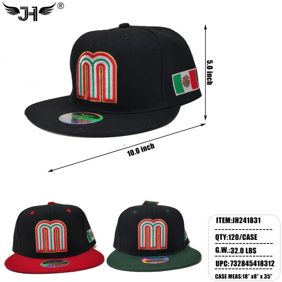 COUNTRY CAP - MEXICO M 2 COLOR ASST 10DZ/CS