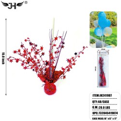 BALLOON STAND - COLOR RED 4DZ/CS