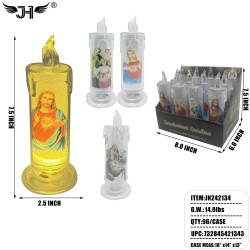 LED CANDLE - RELIGIOUS CANDLE MIX 8DZ/CS