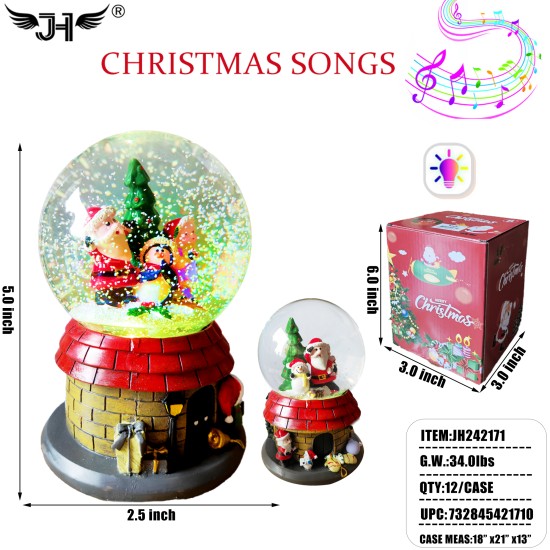 CHRISTMAS SNOW GLOBE - 5