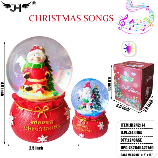 CHRISTMAS SNOW GLOBE - 4