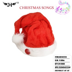 CHRISTMAS HAT - B/O DANCING RED 24PC/CS