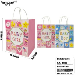 BABY SHOWER GIFT BAG - #3 SIZE M 12.5