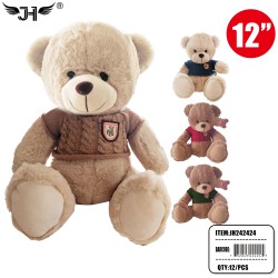 #3 TEDDY BEAR WITH SHIRT 4 COLOR MIX 12