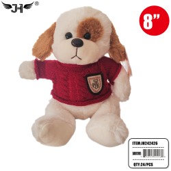 #2 PLUSH DOGGY WITH T-SHIRT RED COLOR 8