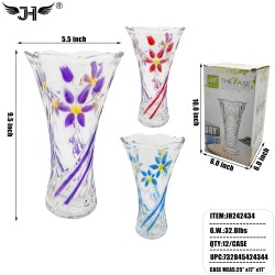 GLASS VASE 12PC/CS