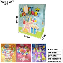 BIRTHDAY GIFT BAG - #5 SIZE XL 21.5