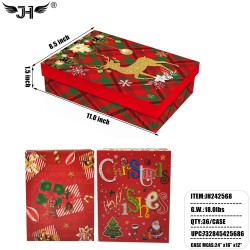 GIFT BOX - CHRISTMAS S SIZE GIFT BOX 3CT (12PK/DZ) 3DZ/CS