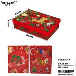 GIFT BOX - CHRISTMAS L SIZE 3 STYLE 6DZ/CS