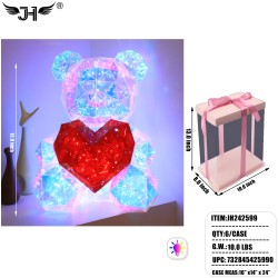 LED DECORATION - PVC LIGHT UP BEAR 12