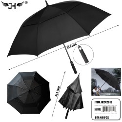 UMBRELLA - FOLDING AUTO OPEN BLACK COLOR 30