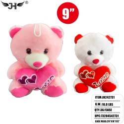 #3 TEDDY BEAR WITH HEART 2 COLOR 9