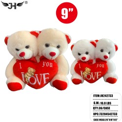 #3 TEDDY BEAR WITH HEART 2 COLOR 9