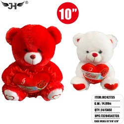 #3 TEDDY BEAR WITH HEART 2 COLOR 10