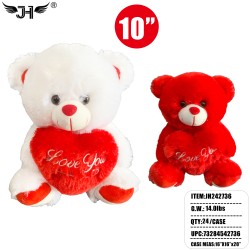 #3 TEDDY BEAR WITH HEART 2 COLOR 10