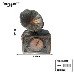 DESKTOP CLOCK - MUSIC BOX 6PC/CS