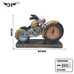 DESKTOP CLOCK - MOTOCYCLE 6PC/CS