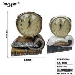 DESKTOP CLOCK - BOOK 6PC/CS