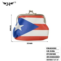 FLAG COIN PURSE - PUERTO RICO 20DZ/CS