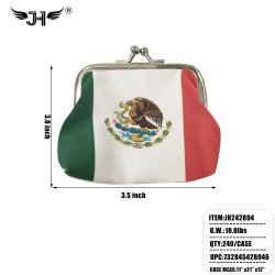 FLAG COIN PURSE - MEXICO 20DZ/CS