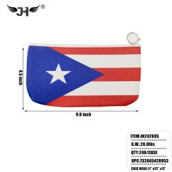 FLAG COIN PURSE - PUERTO RICO 20DZ/CS