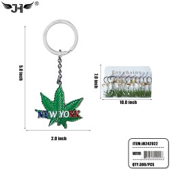 KEYCHAIN - USA WEED LEAF 25DZ/CS