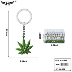 KEYCHAIN - NEW YORK WEED LEAF 25DZ/CS