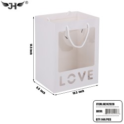 WINDOW OPEN GIFT BAG - #3 SIZE M WHIT LOVE 11