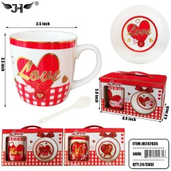 MUG GIFT SET - LOVE 4 DESIGNS 24PC/CS