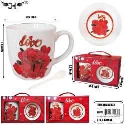 MUG GIFT SET - LOVE 4 DESIGNS 24PC/CS