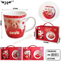 MUG GIFT SET - LOVE 4 DESIGNS 24PC/CS