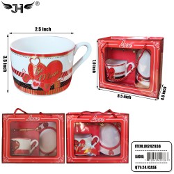 MUG GIFT SET - LOVE 4 DESIGNS 24PC/CS