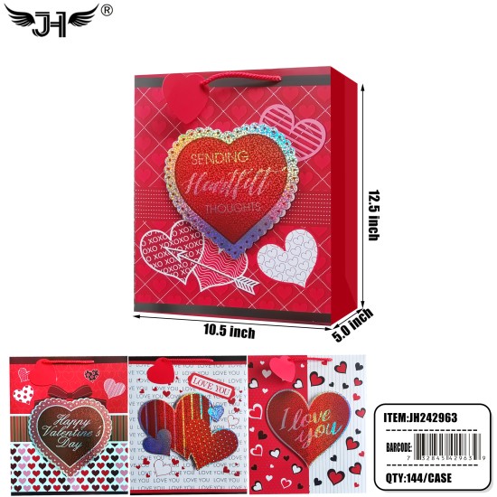 VALENTINE GIFT BAG - #3 SIZE M 12.5