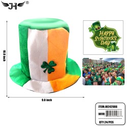 ST PATRICKS DAY - GREEN TOP HAT 2DZ/CS