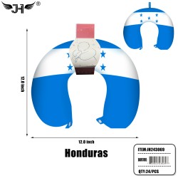 FLAG NECK PILLOW - HONDURAS FLAG 24PC/CS